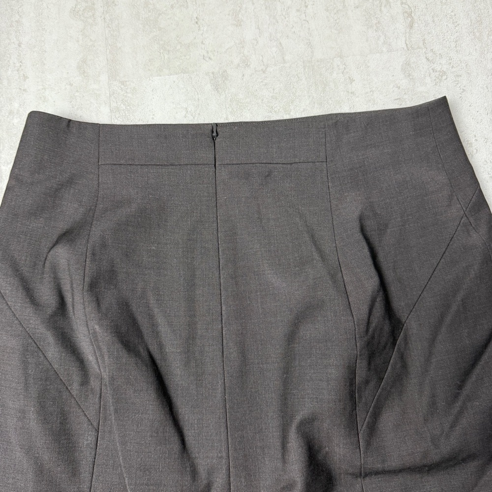 Ann Taylor wool pencil skirt brown size 8 - Picture 7 of 9